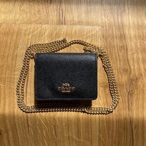Coach Wallet on Gold Chain